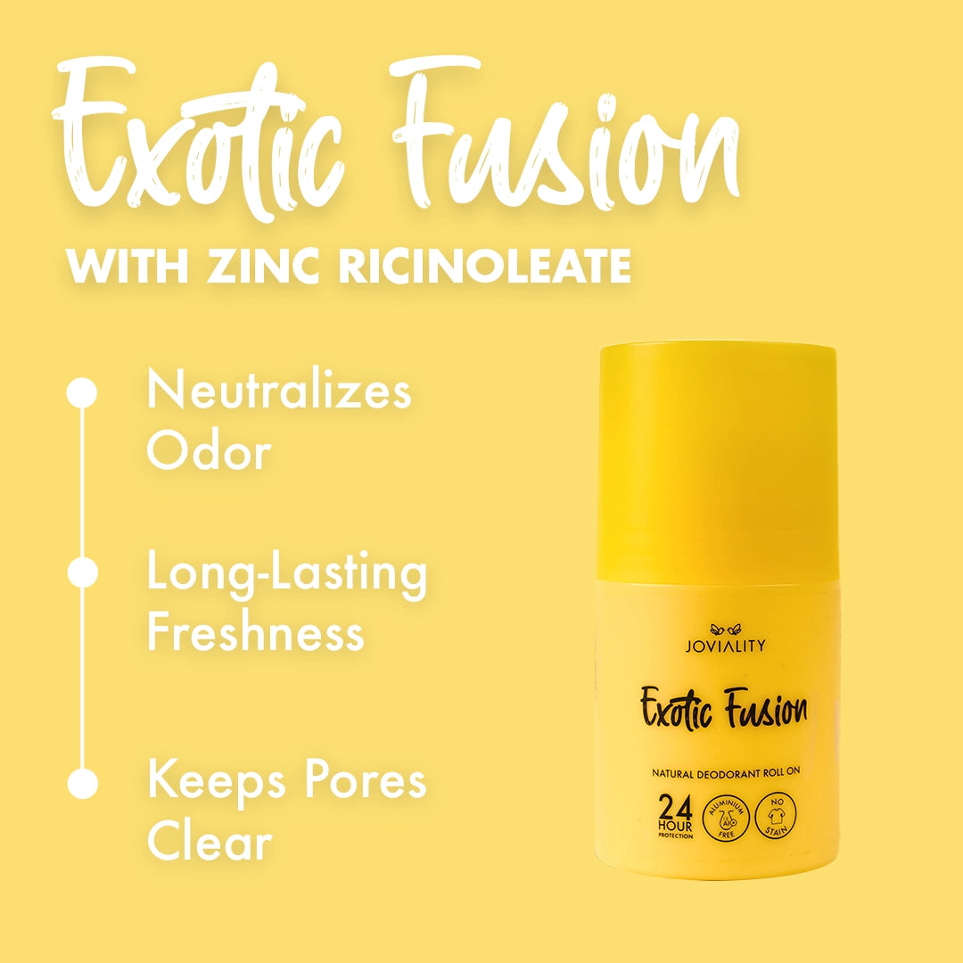 Natural Roll On Deodorant - Exotic Fusion