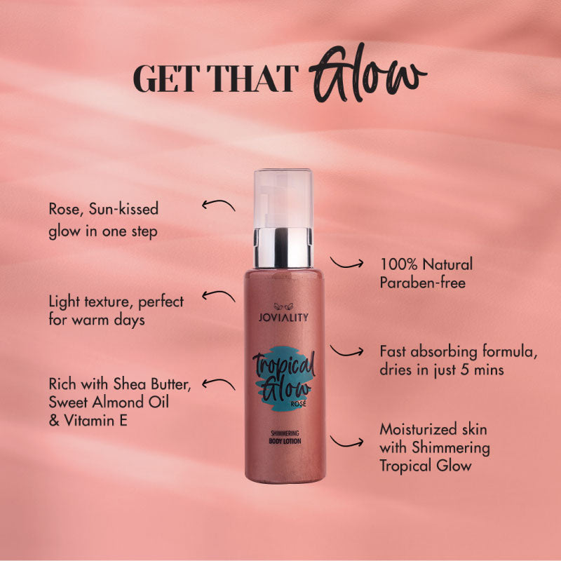 Tropical Glow Natural Lotion - Rosé - Joviality-eg